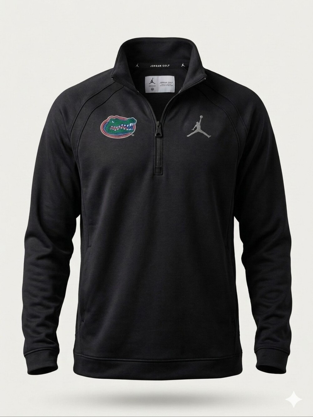 Jordan Golf Florida Gators Black Quarter-Zip Pullover, Dri Fit Men's Size S